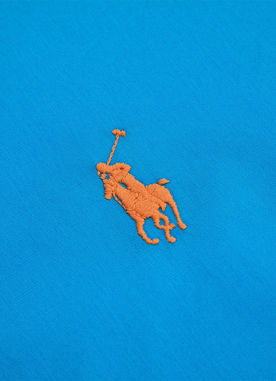 Ralph Lauren Polo Player dekbedovertrek van katoen perkal 80TC - exclusief kussenslopen - voorkant 5 blauw