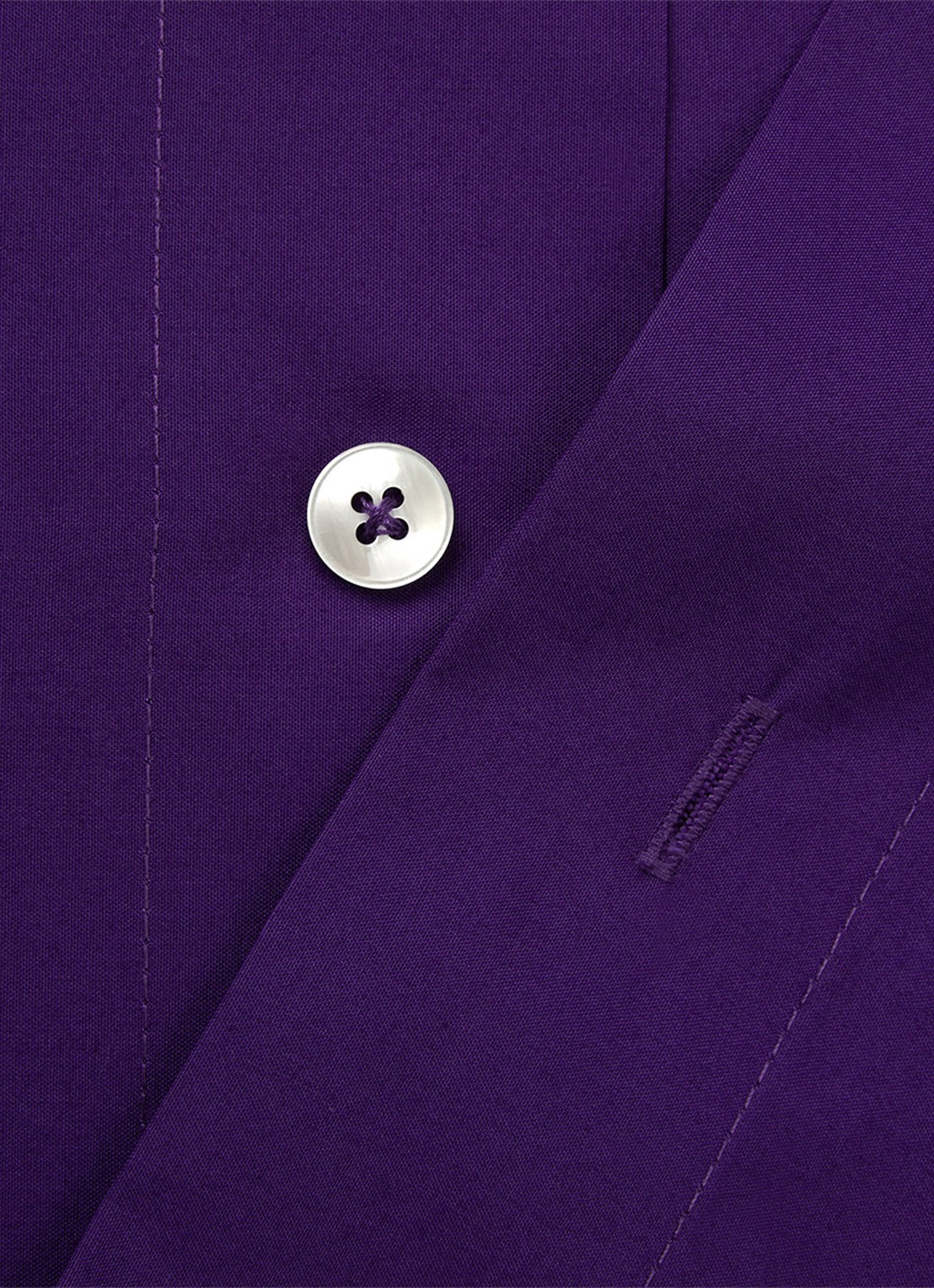 Ralph Lauren Polo Player dekbedovertrek van katoen perkal 80TC - exclusief kussenslopen - achterkant paars