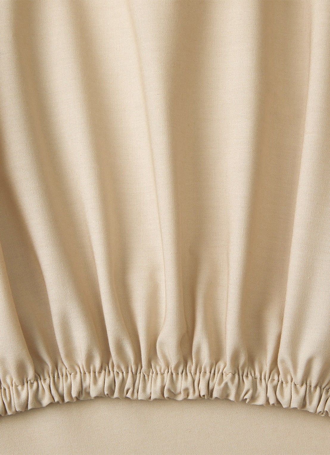 Ralph Lauren Polo Player hoeslaken van katoen perkal 80TC, hoekhoogte 33 cm - voorkant 3 beige