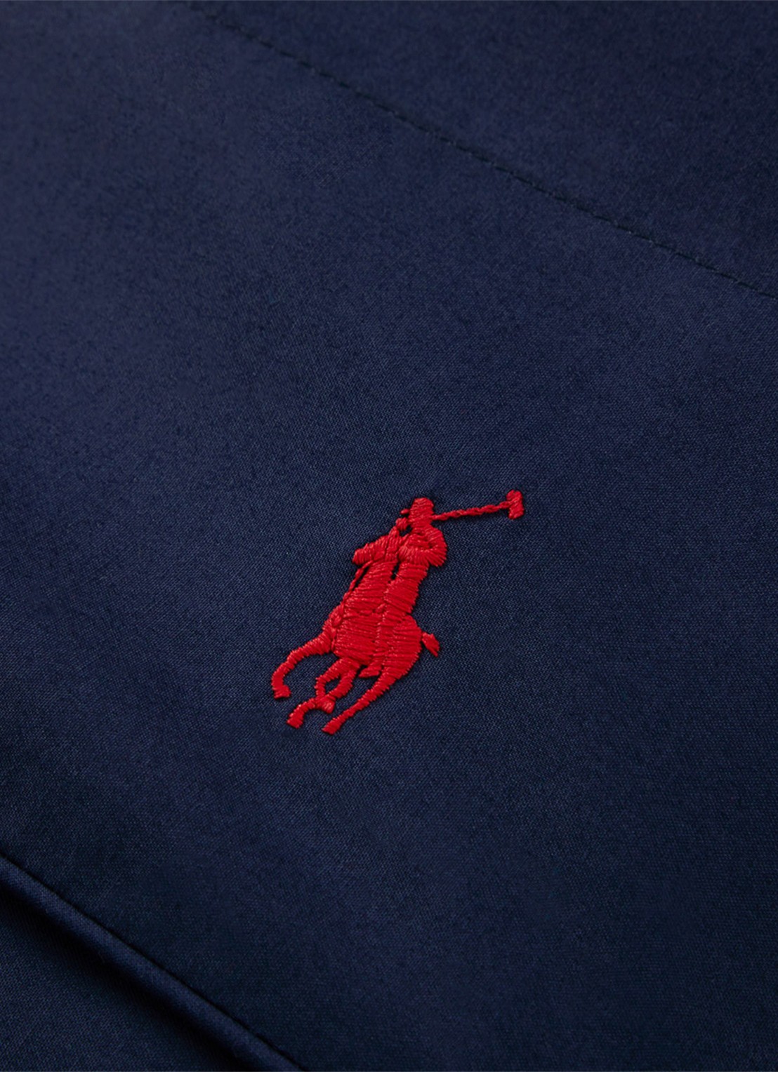 Ralph Lauren Polo Player laken van katoen perkal 80TC - voorkant 2 donkerblauw