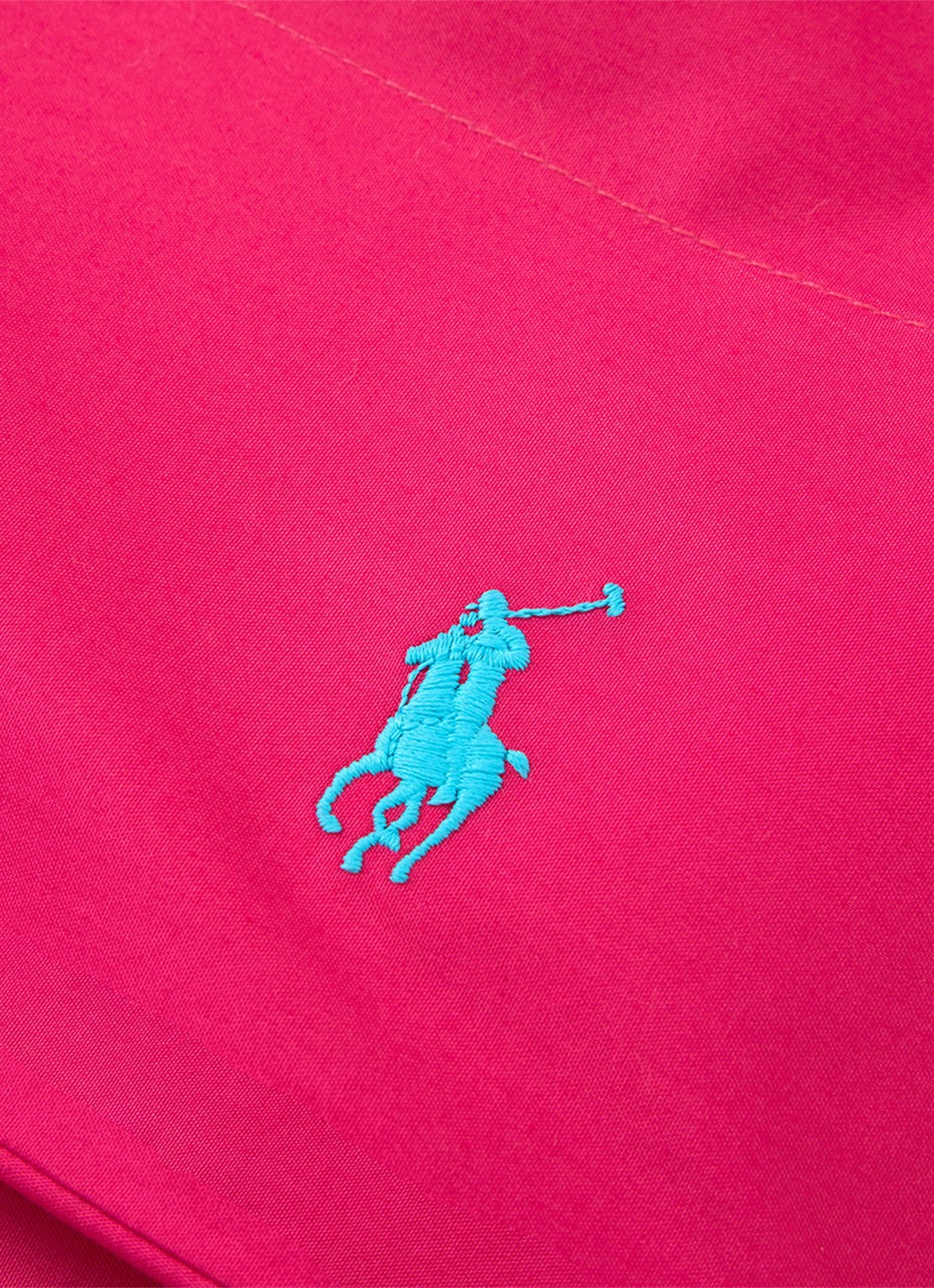 Ralph Lauren Polo Player laken van katoen perkal 80TC - voorkant 4 donkerroze