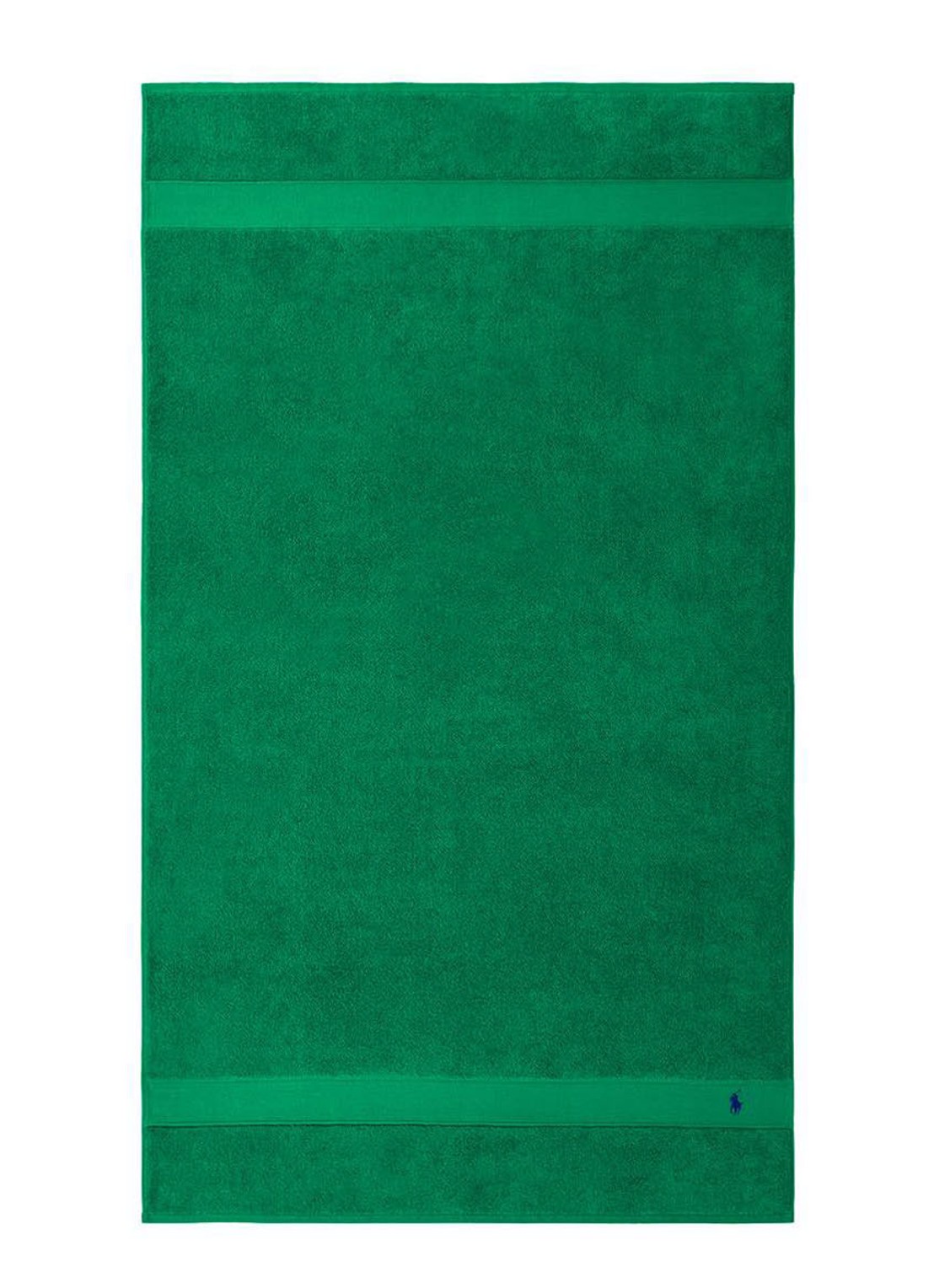 Ralph Lauren Polo Player strandlaken - 600gr/m2 - 90 x 160 cm - voorkant 3 groen