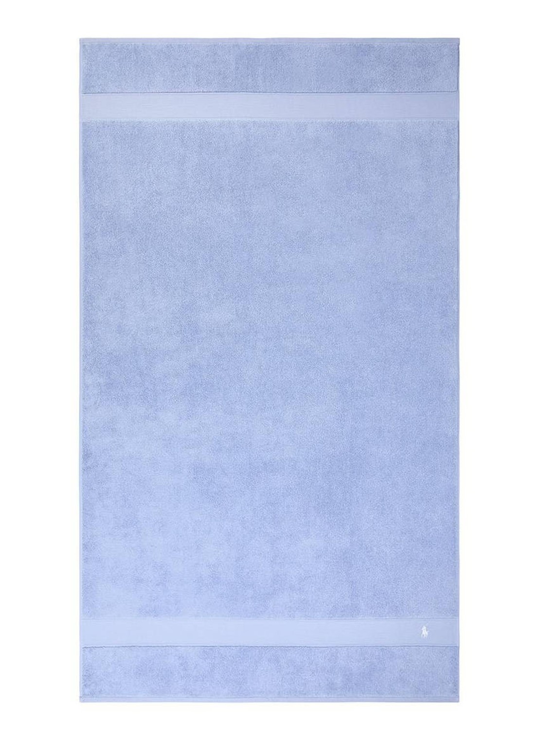 Ralph Lauren Polo Player strandlaken - 600gr/m2 - 90 x 160 cm - voorkant 2 lichtblauw