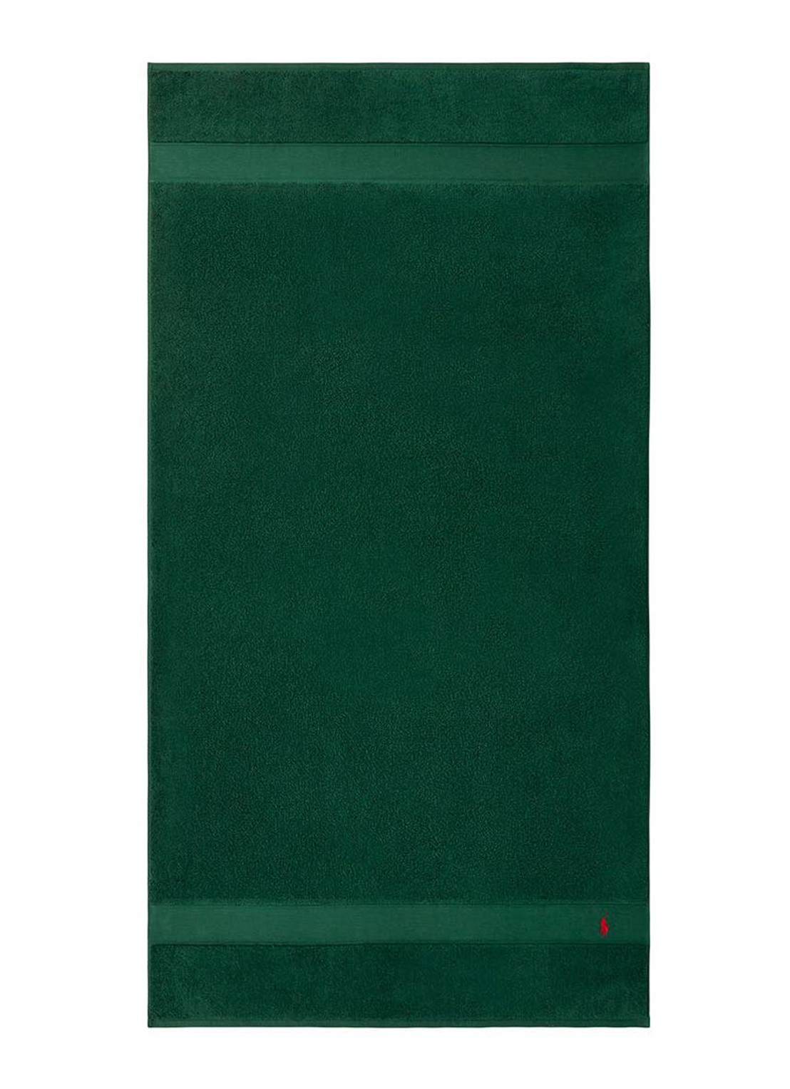 Ralph Lauren Polo Player strandlaken - 600gr/m2 - 90 x 160 cm - voorkant 3 groen