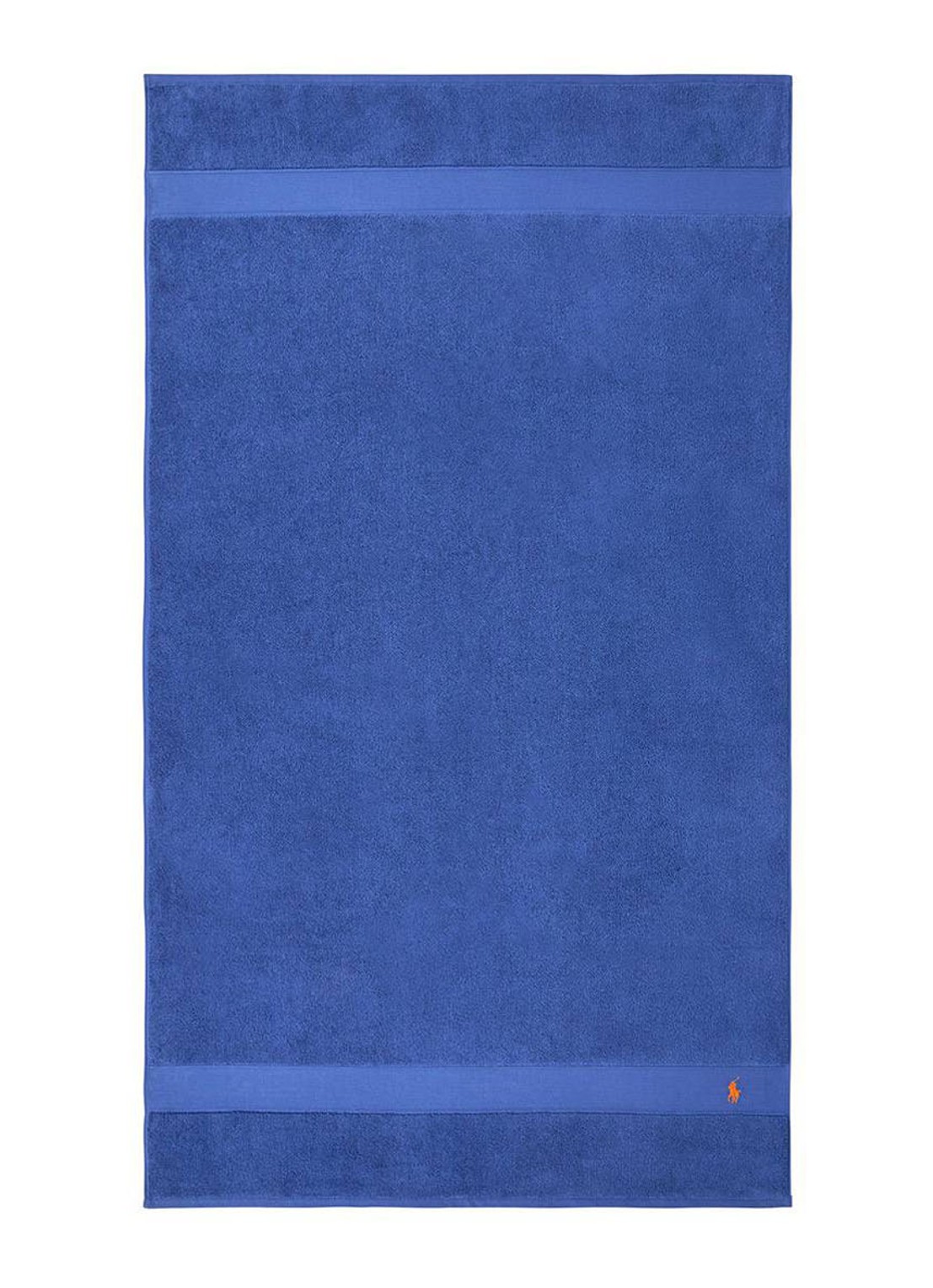 Ralph Lauren Polo Player strandlaken - 600gr/m2 - 90 x 160 cm - voorkant 3 kobaltblauw
