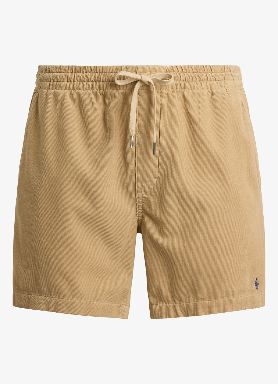 Ralph Lauren Polo Prepster regular fit korte broek van corduroy - voorkant 4 vintage khaki / khaki