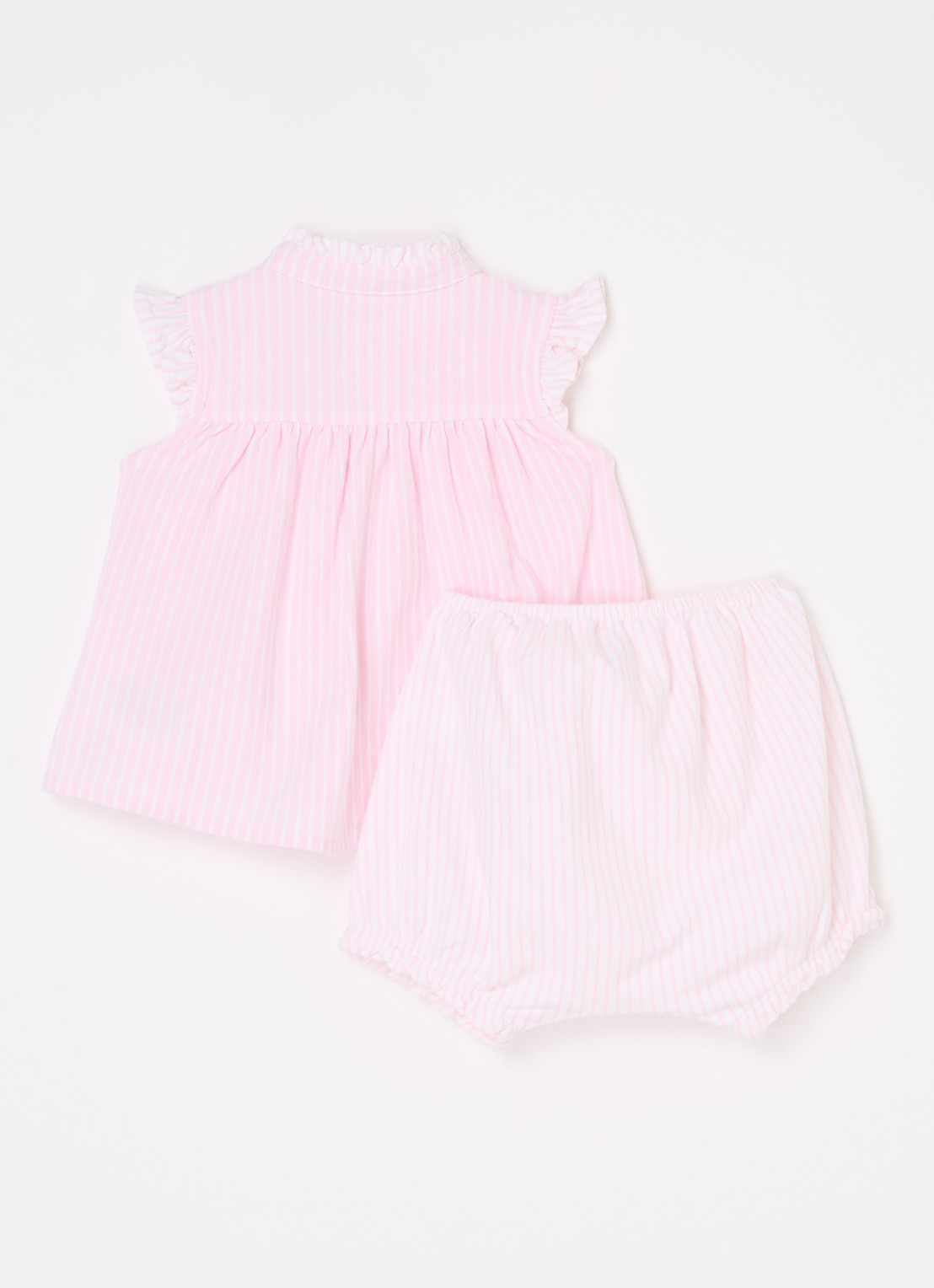 Ralph Lauren Polojurk met bloomer - voorkant 2 roze