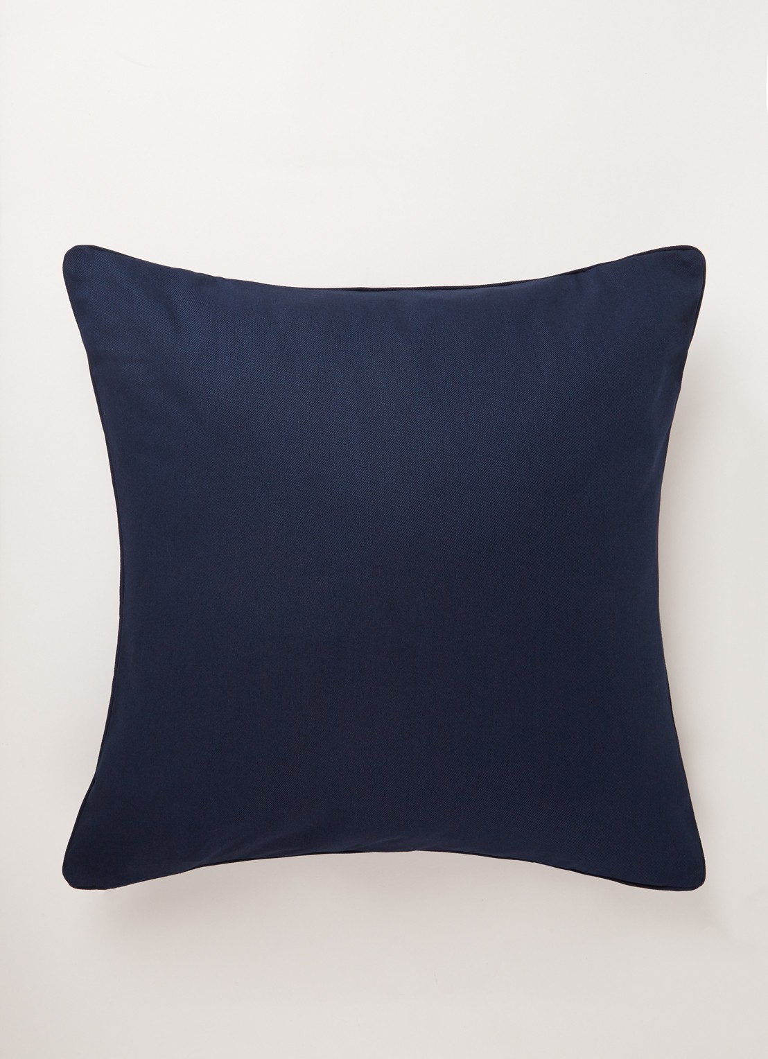 Ralph Lauren Pony sierkussenhoes 50 x 50 cm - voorkant 2 donkerblauw