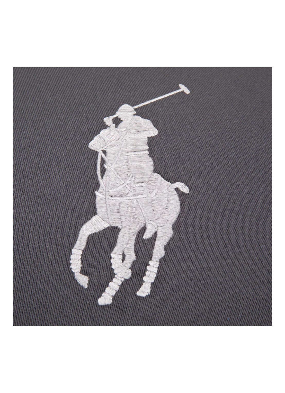 Ralph Lauren Pony sierkussenhoes 50 x 50 cm - detail 3 antraciet