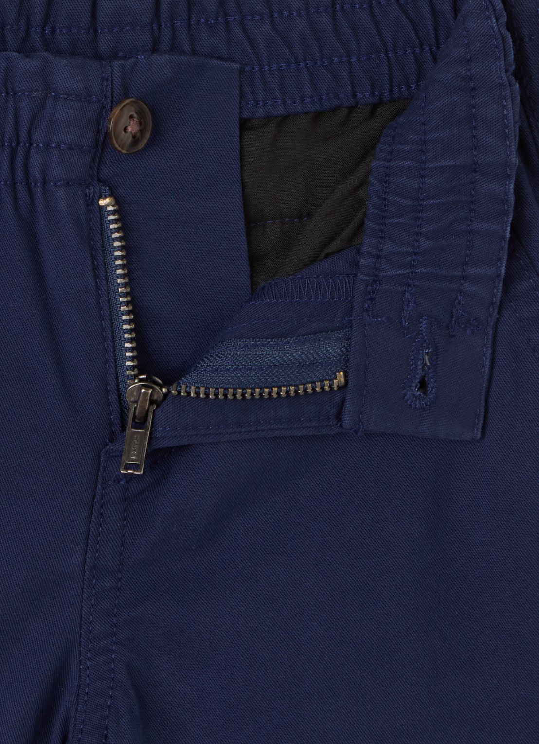 Ralph Lauren Prepster regular fit chino met steekzakken - detail donkerblauw
