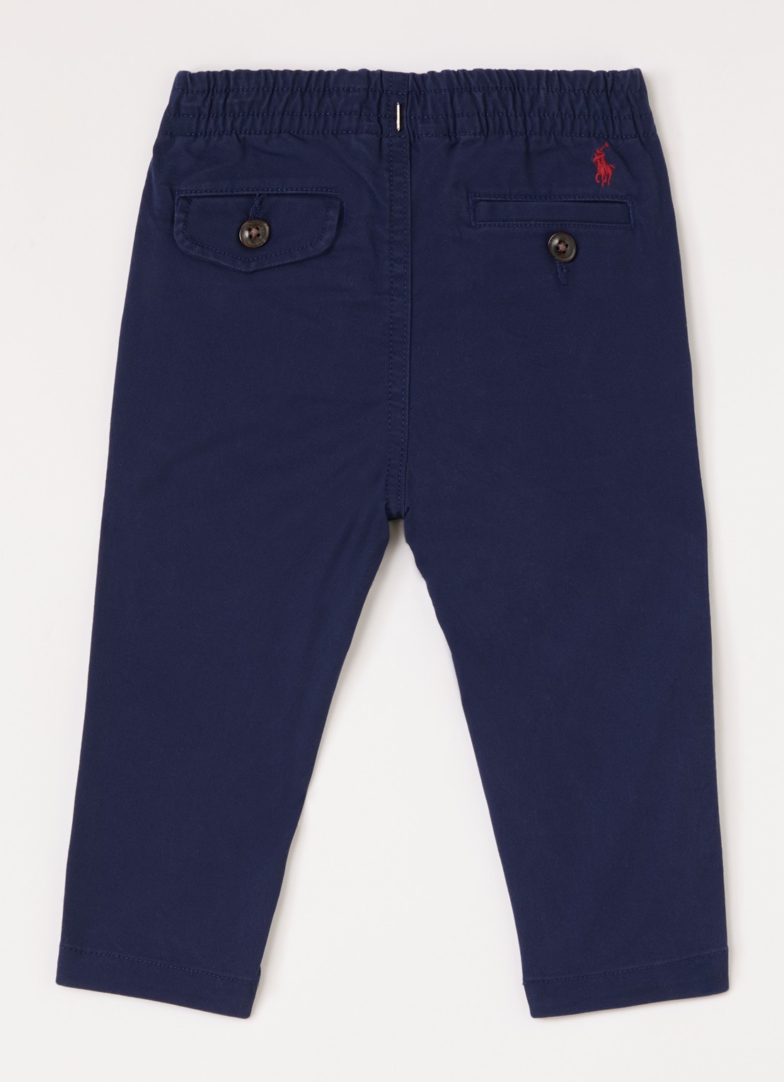 Ralph Lauren Prepster regular fit chino met steekzakken - voorkant 3 donkerblauw