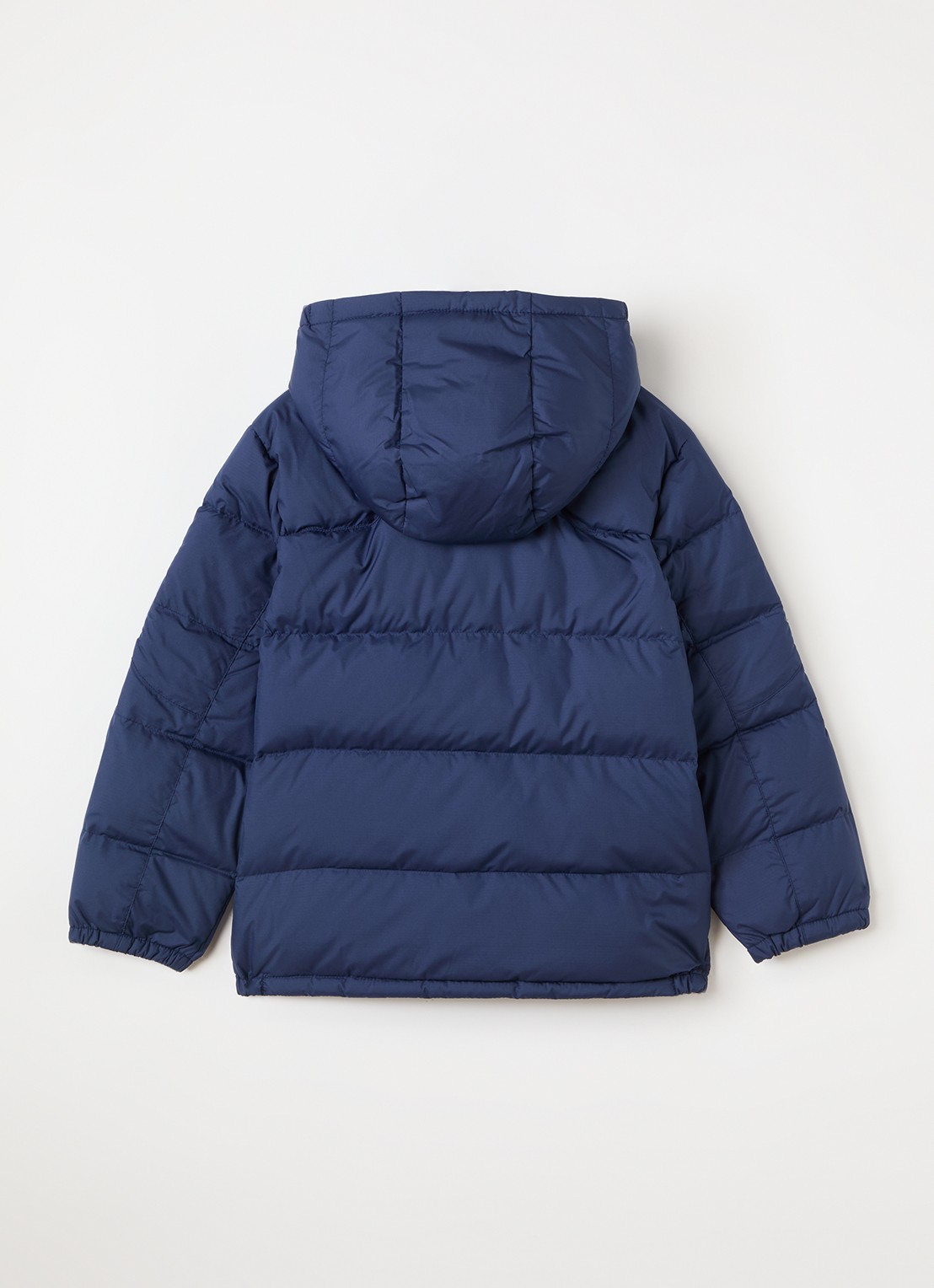 Ralph Lauren Puffer jack met afneembare capuchon - achterkant 3 donkerblauw