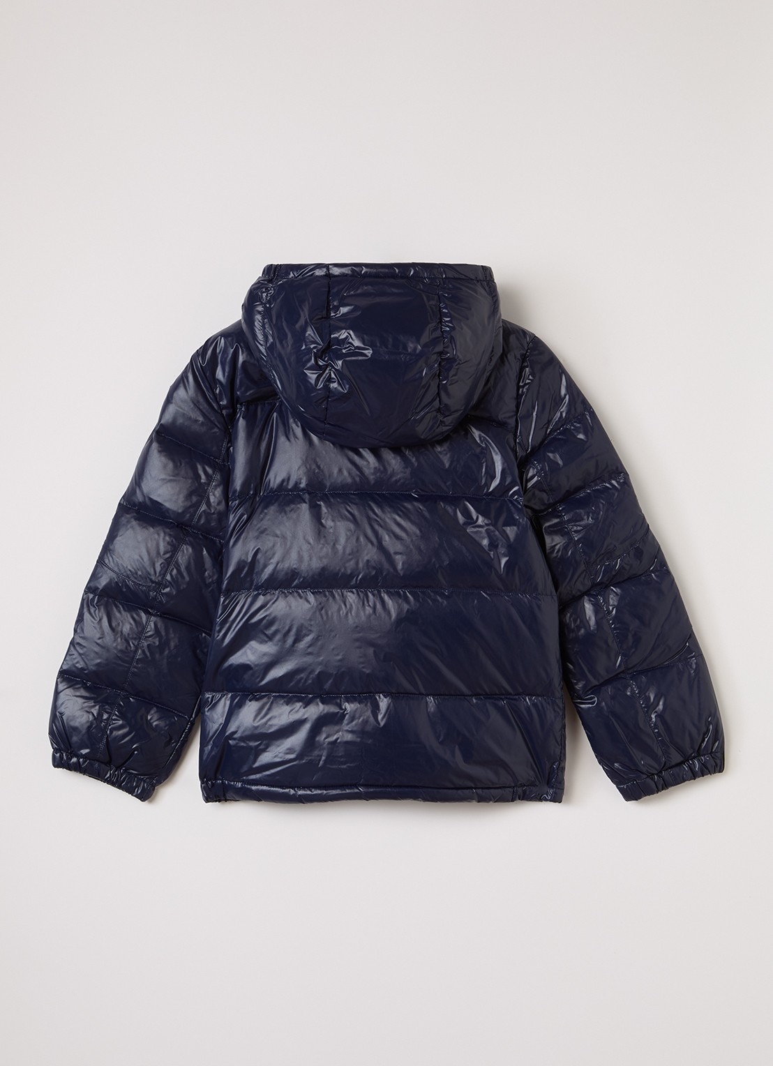 Ralph Lauren Puffer jack met donsvulling - achterkant donkerblauw