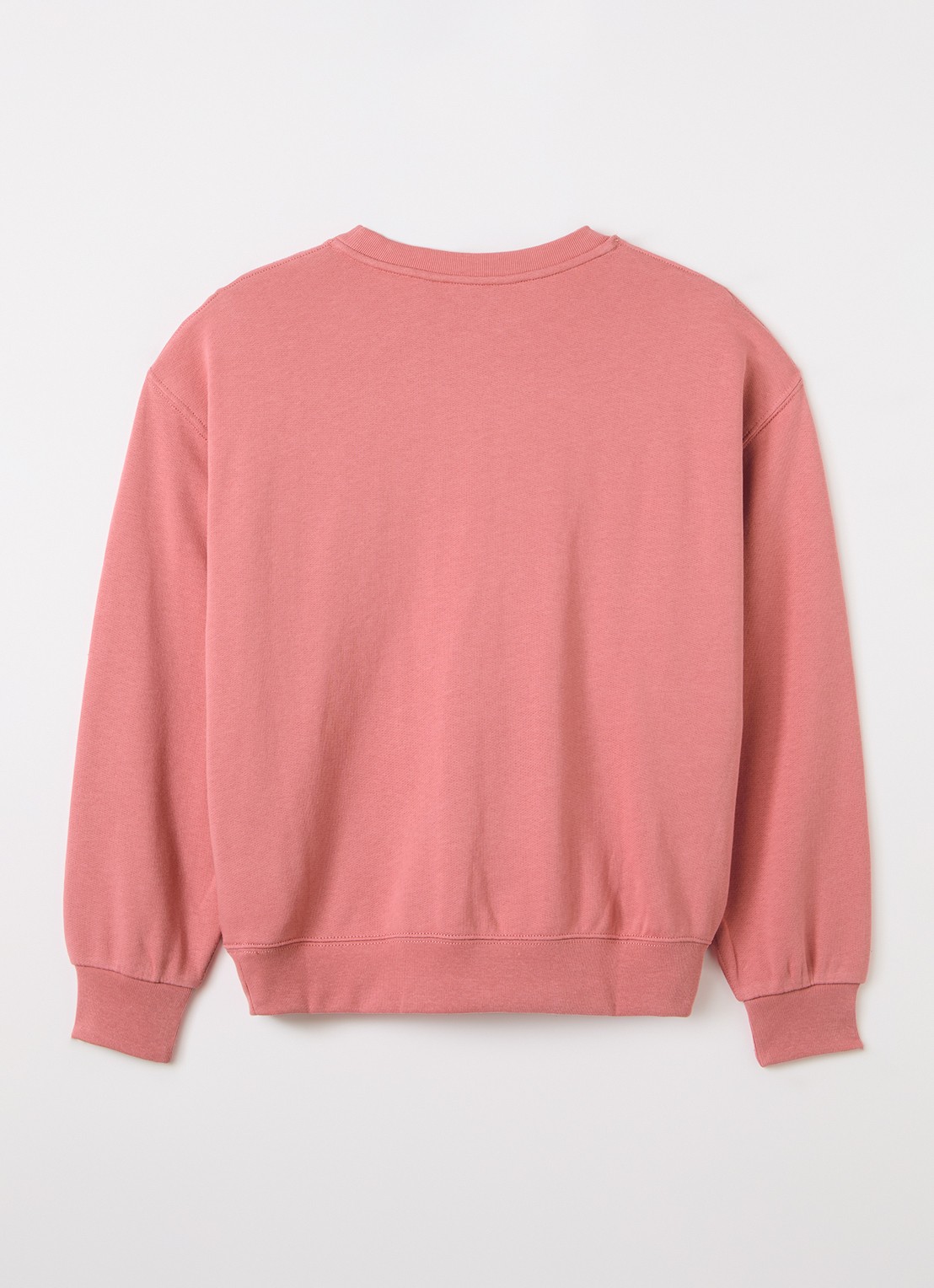 Ralph Lauren Pullover met logoborduring - voorkant 2 oudroze