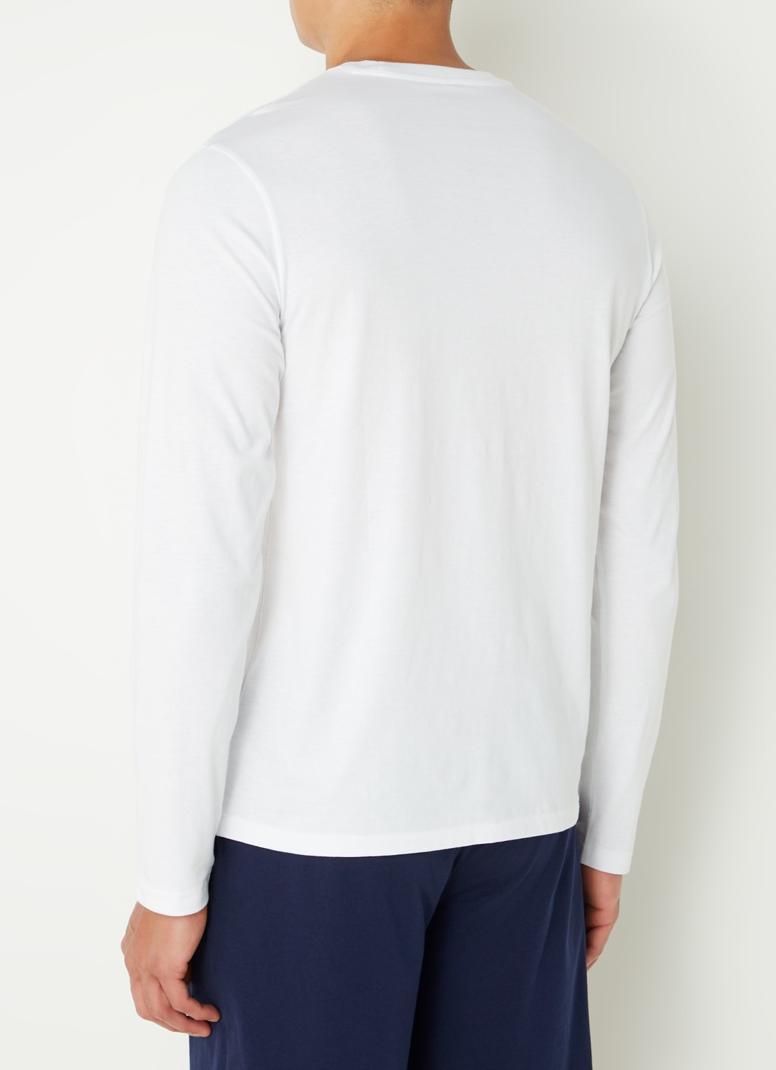 Ralph Lauren Pyjama T-shirt met logo - achterkant 4 wit