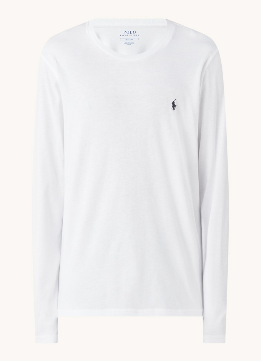 Ralph Lauren Pyjama T-shirt met logo - voorkant 2 wit