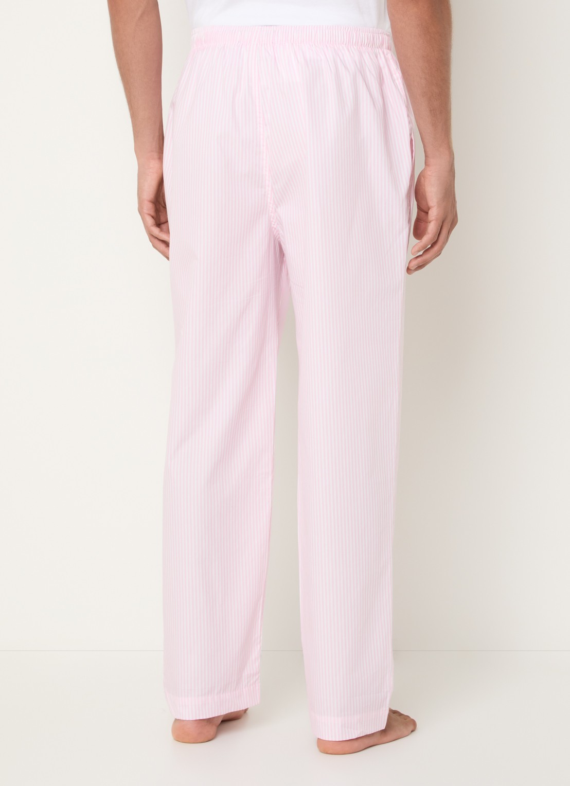 Ralph Lauren Pyjamabroek met logoprint en steekzakken - achterkant 5 roze