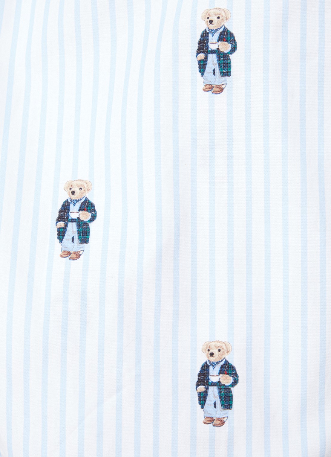 Ralph Lauren Pyjamabroek met logoprint en steekzakken - detail 5 aquablauw