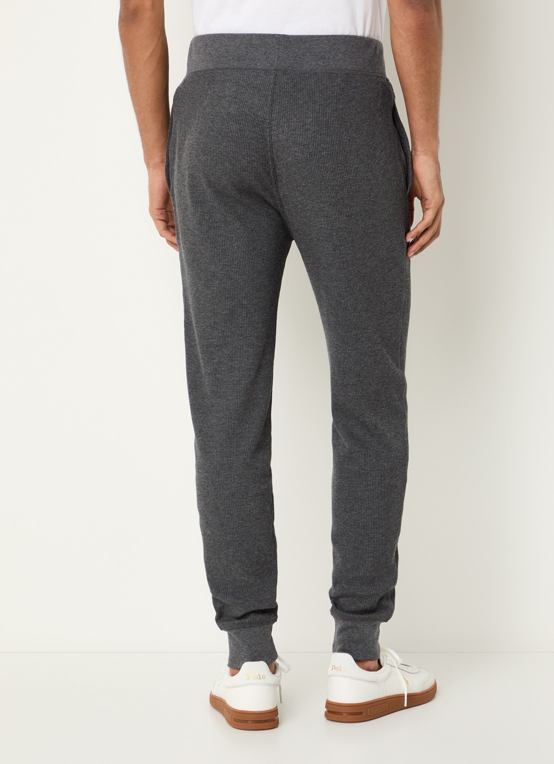 Ralph Lauren Pyjamabroek met steekzakken - achterkant 5 donkergrijs
