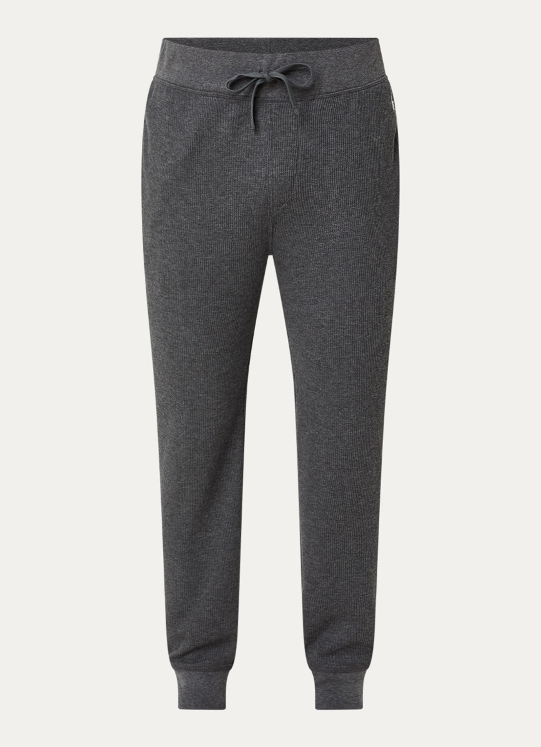 Ralph Lauren Pyjamabroek met steekzakken - voorkant 3 donkergrijs