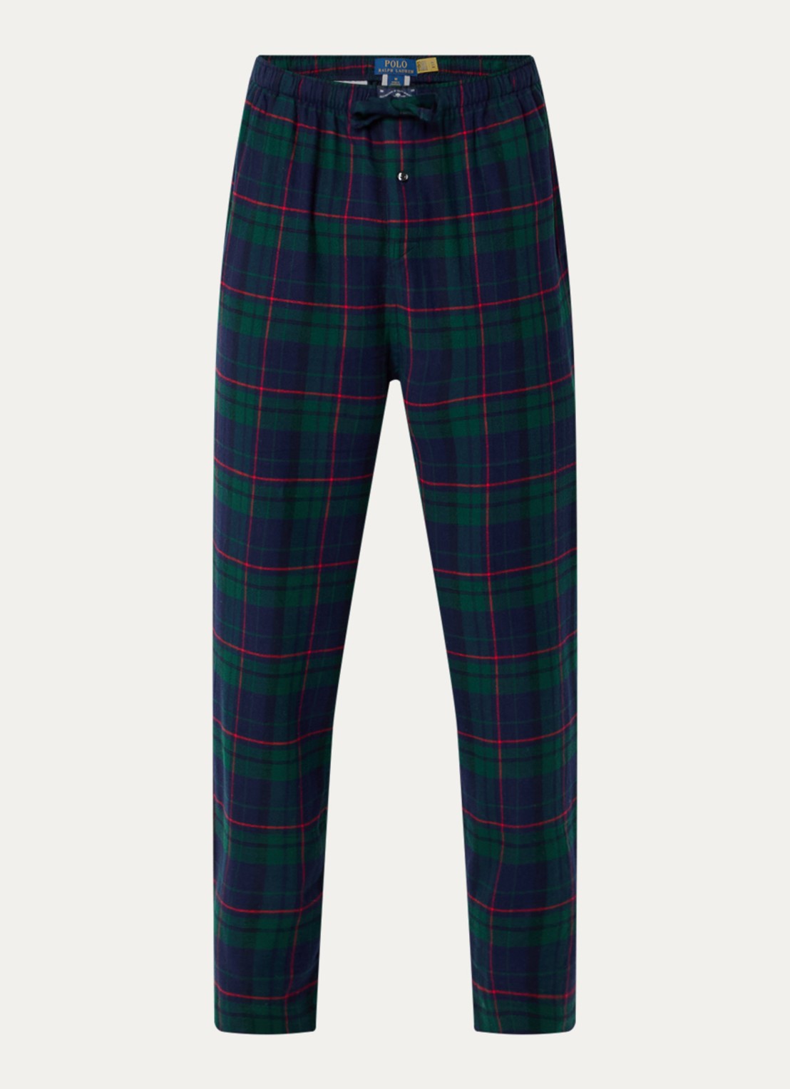 Ralph Lauren Pyjamabroek met steekzakken - voorkant 4 groen