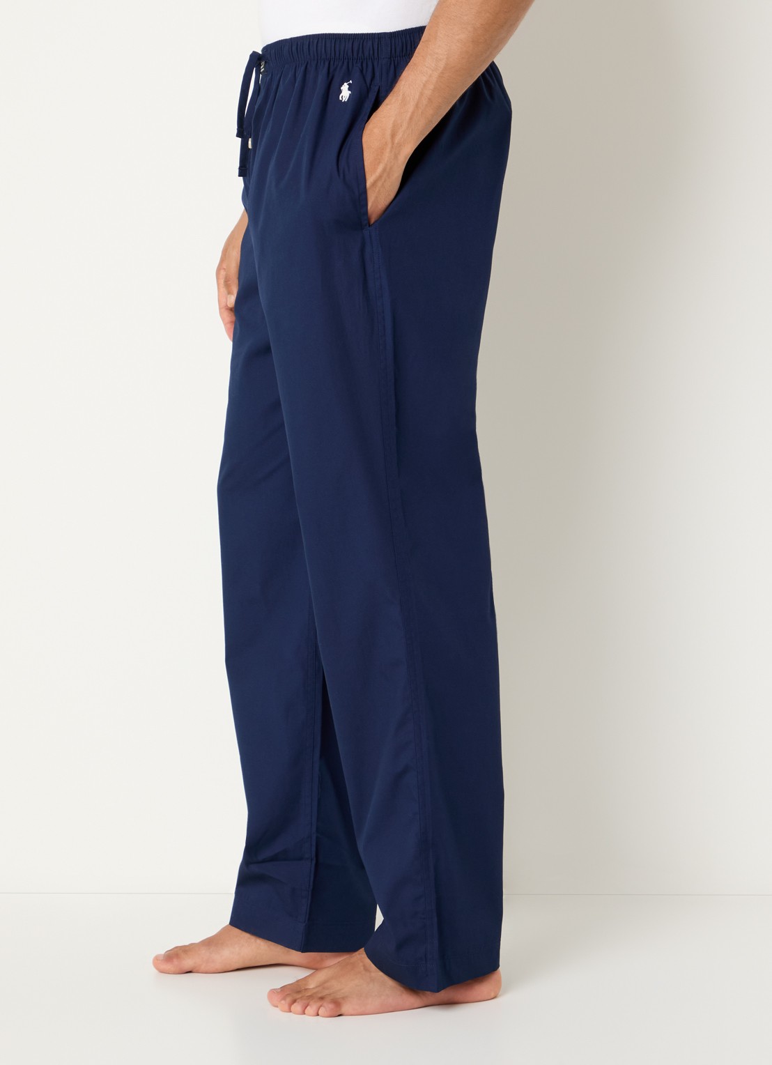 Ralph Lauren Pyjamabroek met streepprint - detail 5 donkerblauw