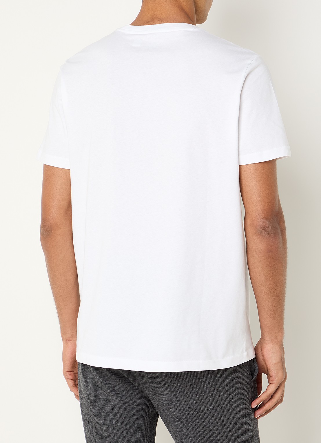 Ralph Lauren Pyjamatop met logo - achterkant 4 wit