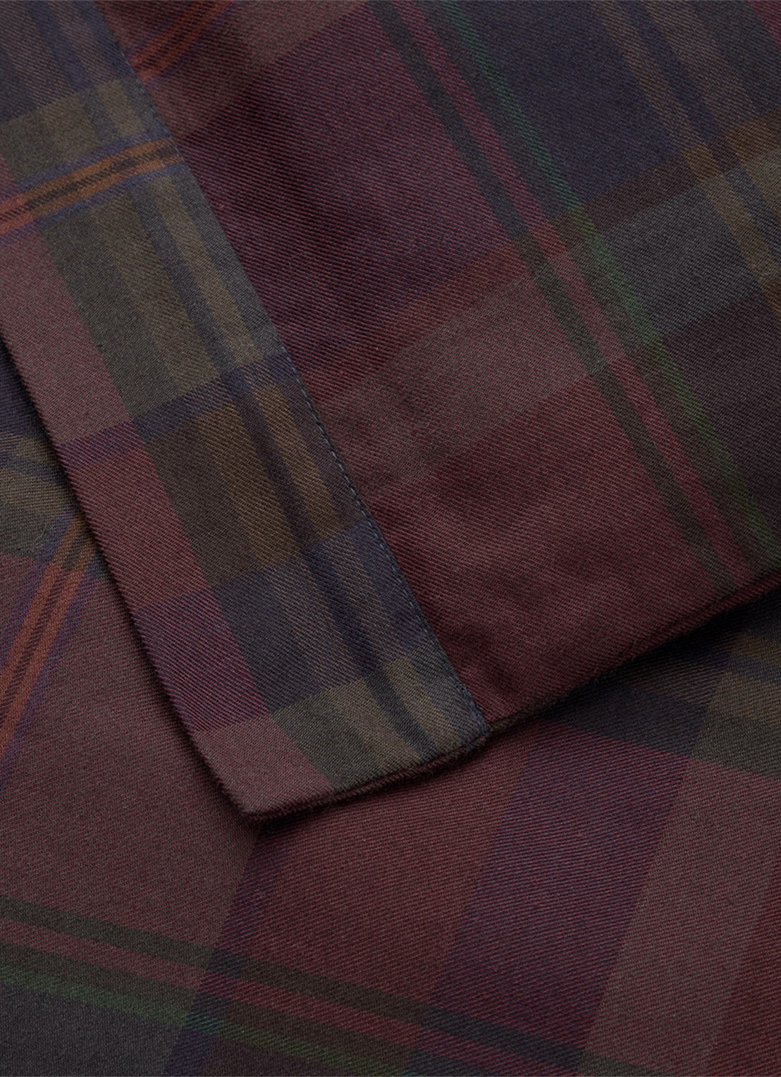 Ralph Lauren Quinn dekbedovertrek - exclusief kussenslopen - voorkant 2 aubergine