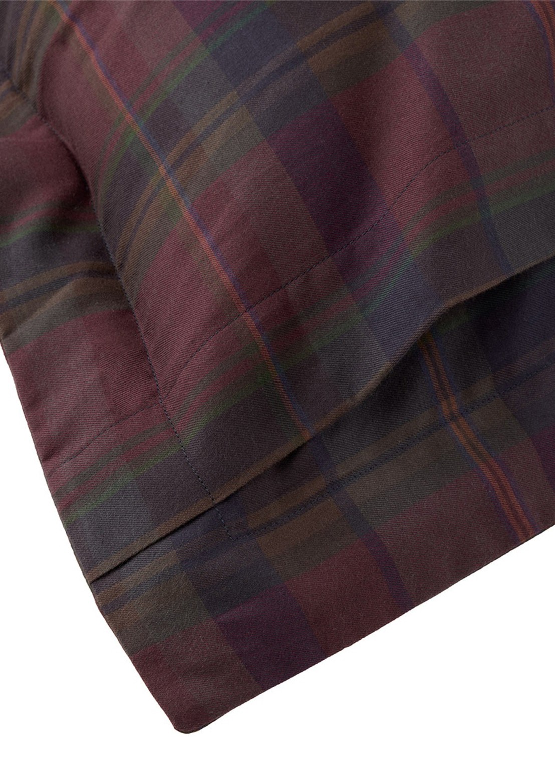 Ralph Lauren Quinn kussensloop van katoen 80TC - achterkant 3 aubergine