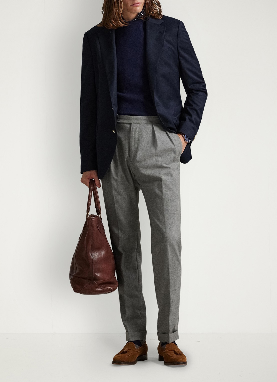 Ralph Lauren Regular fit colbert met sierknopen - detail 3 navy / donkerblauw
