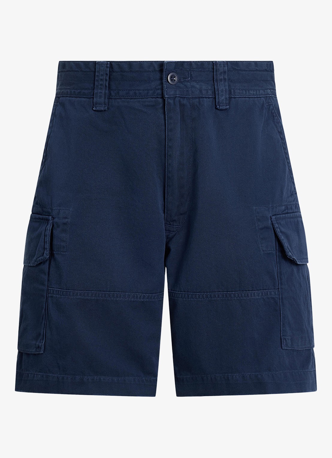 Ralph Lauren Regular fit korte cargobroek - voorkant newport navy