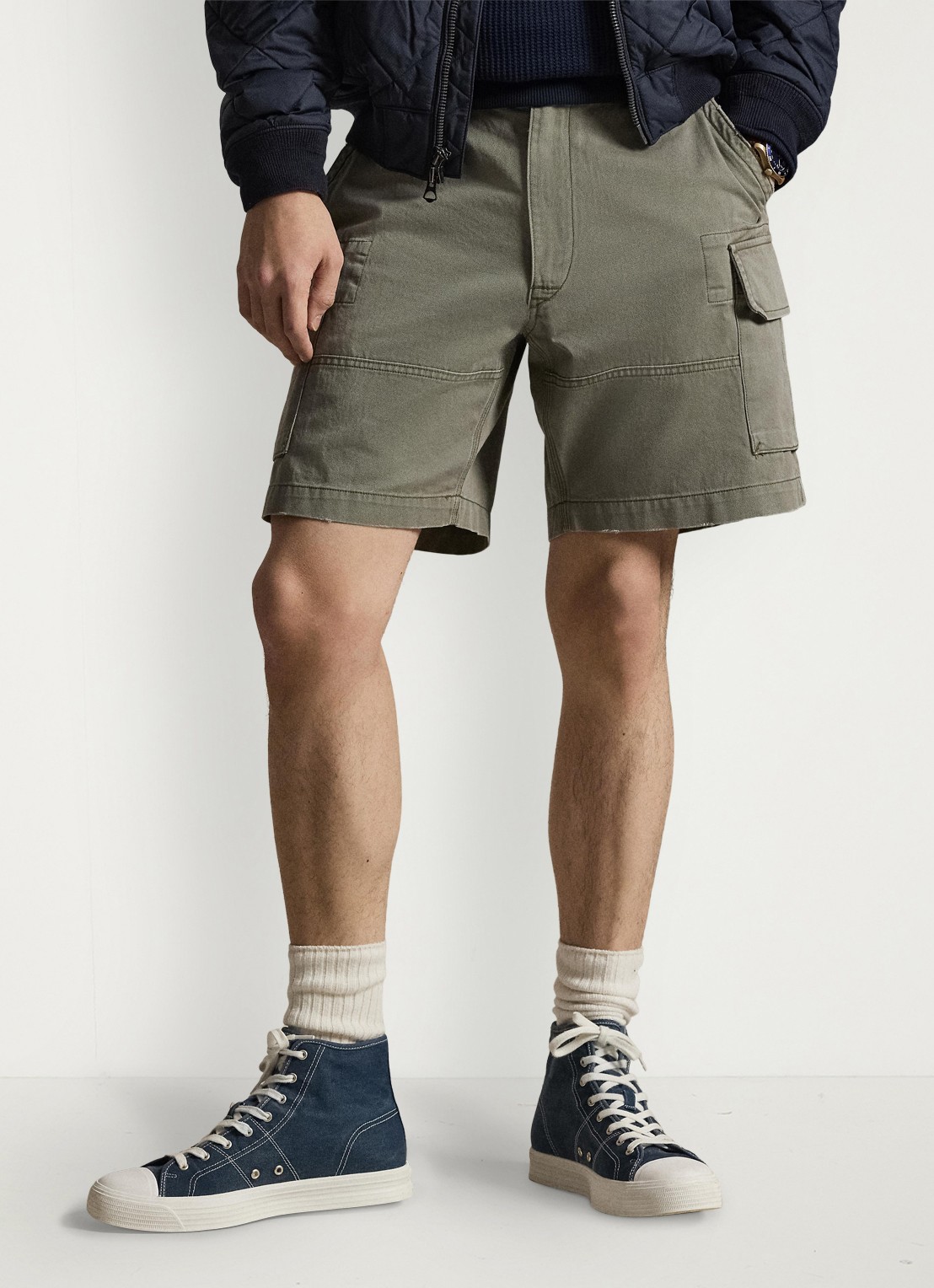 Ralph Lauren Regular fit korte cargobroek - detail 2 mountain green-30yg