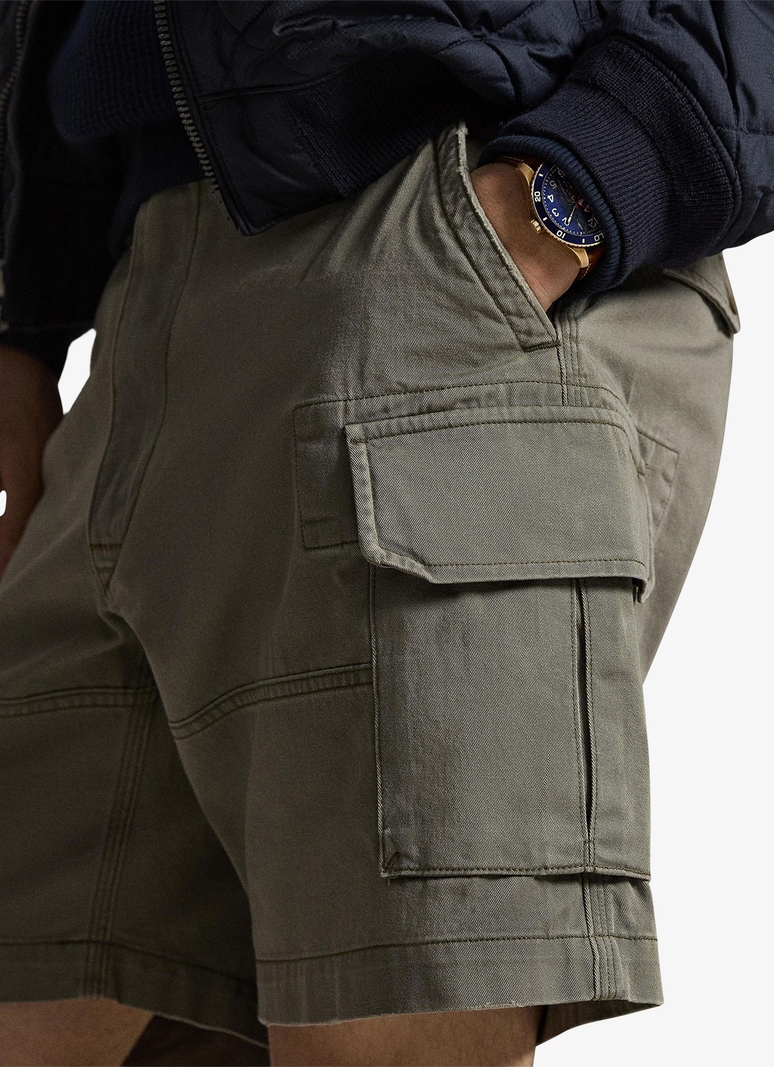 Ralph Lauren Regular fit korte cargobroek - detail 3 mountain green-30yg