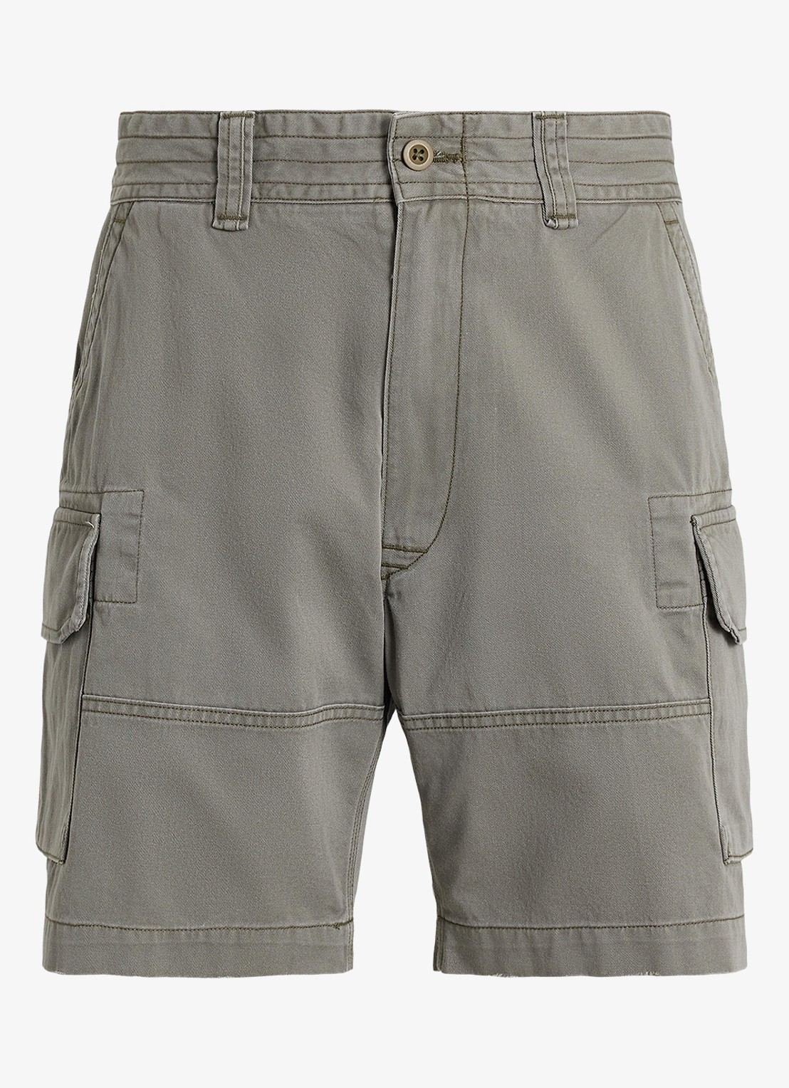 Ralph Lauren Regular fit korte cargobroek - voorkant mountain green-30yg