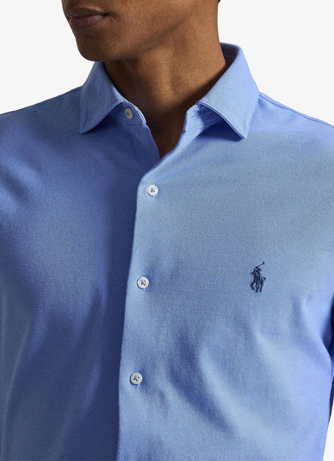 Ralph Lauren Regular fit overhemd met logo - detail 4 canvas blue / blauw