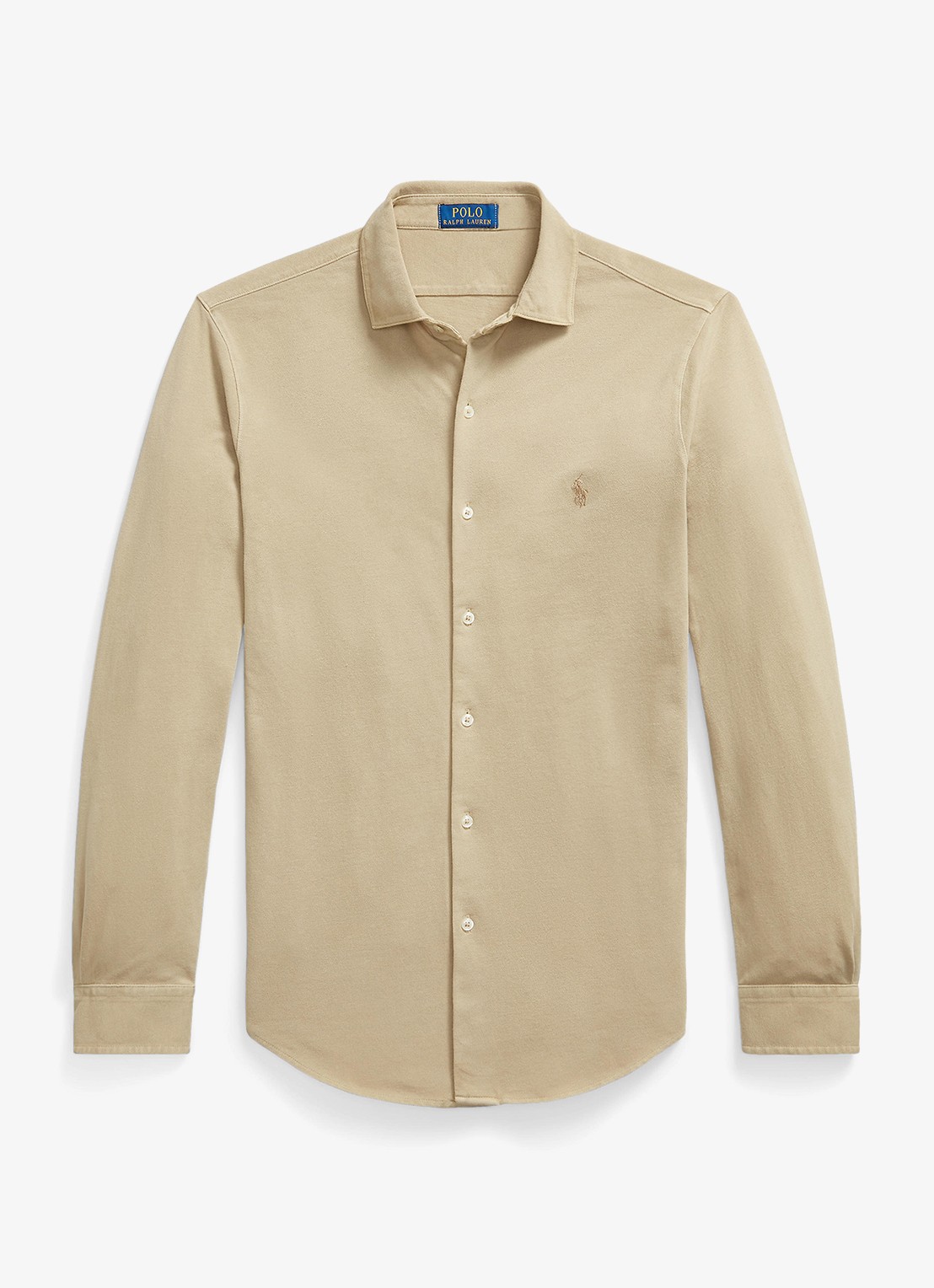 Ralph Lauren Regular fit overhemd met logo - voorkant 4 rl khaki / khaki