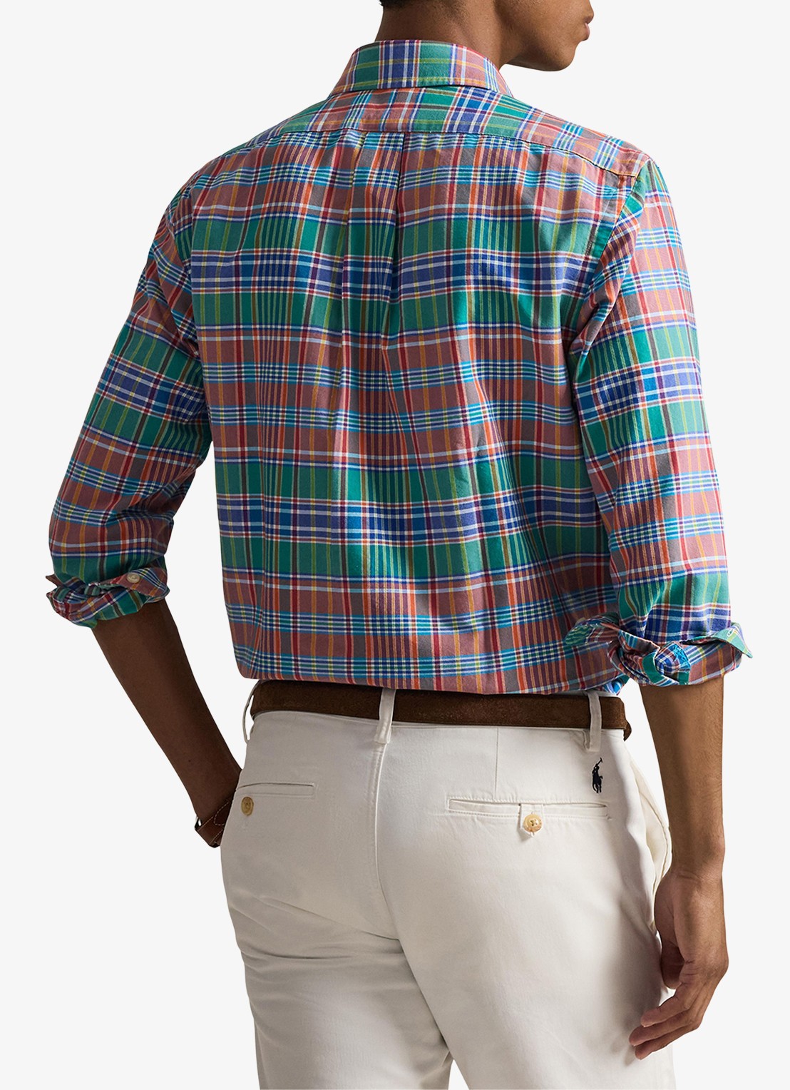 Ralph Lauren Regular fit overhemd met logoborduring - achterkant 3 orange