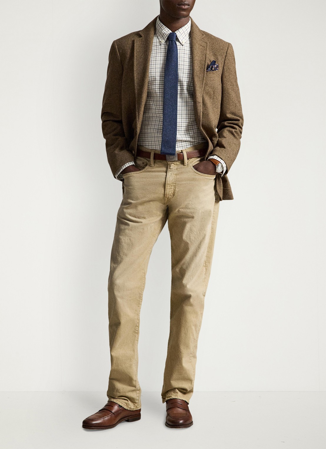 Ralph Lauren Regular fit overhemd met ruitdessin en logoborduring - detail 4 bruin