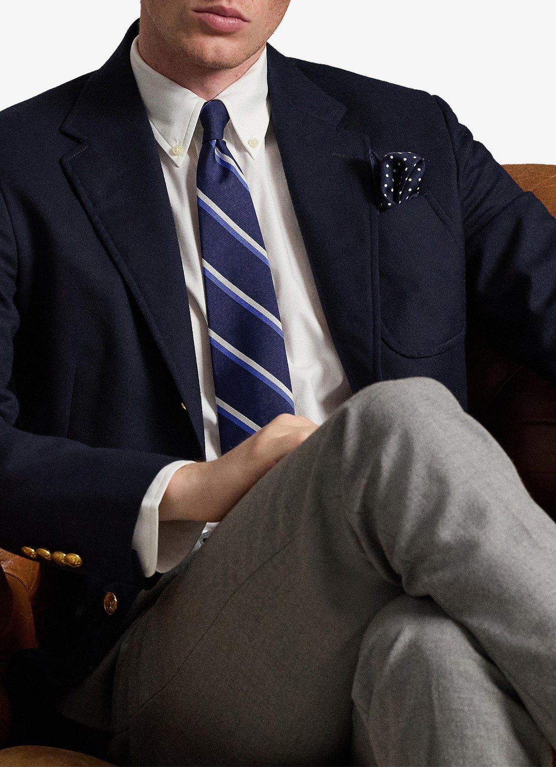 Ralph Lauren Regular fit overhemd met streepprint - detail 3 white