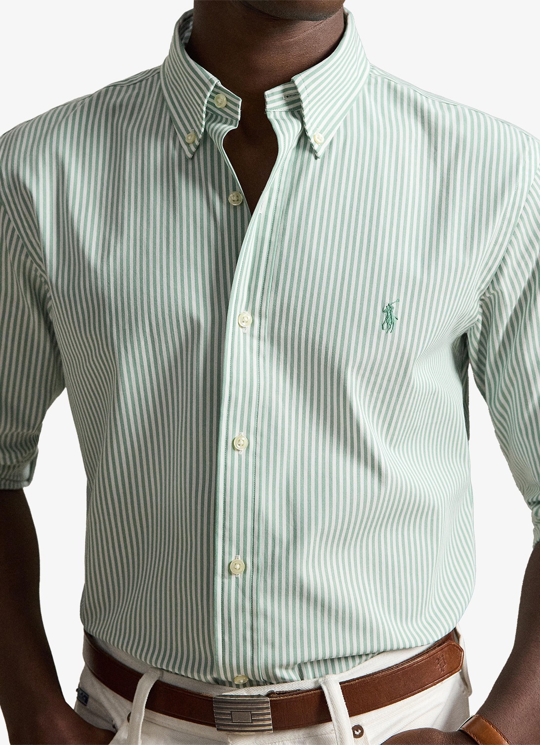 Ralph Lauren Regular fit overhemd met streepprint - detail 4 4655ae faded mint