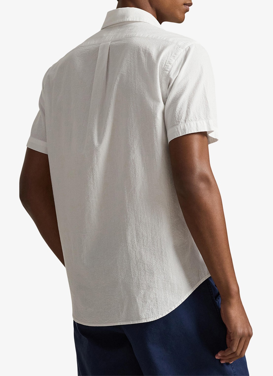 Ralph Lauren Regular fit overhemd met structuur - achterkant 4 wit