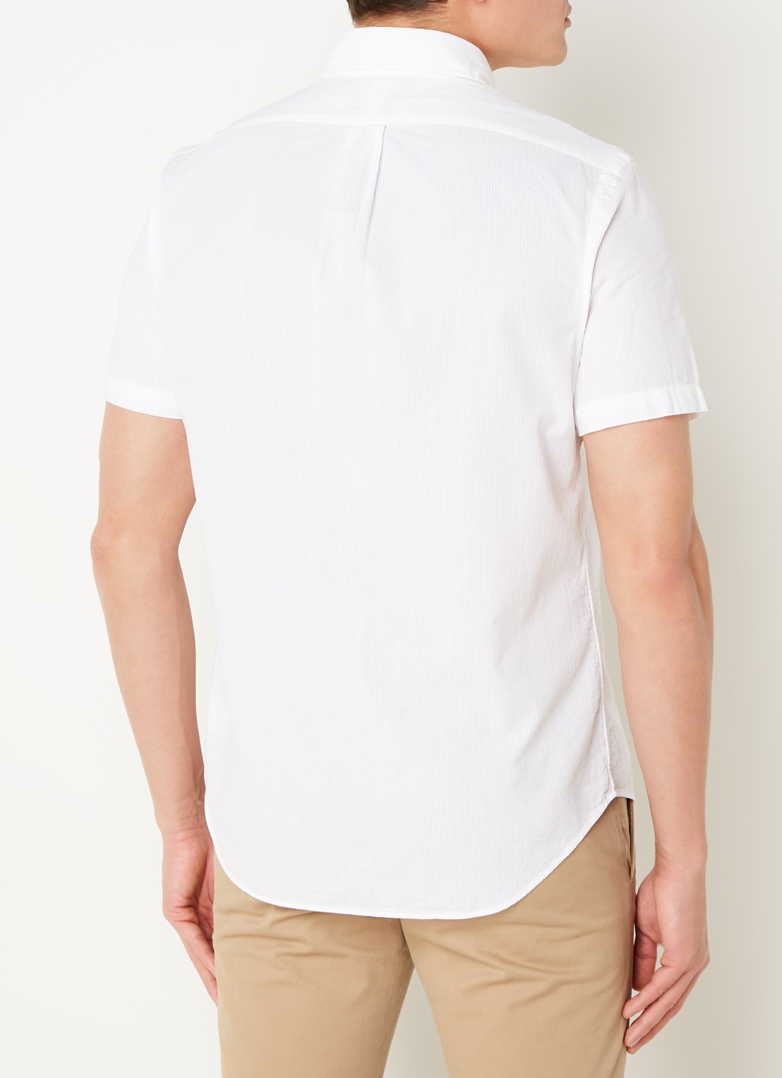 Ralph Lauren Regular fit overhemd met structuur - achterkant 5 wit