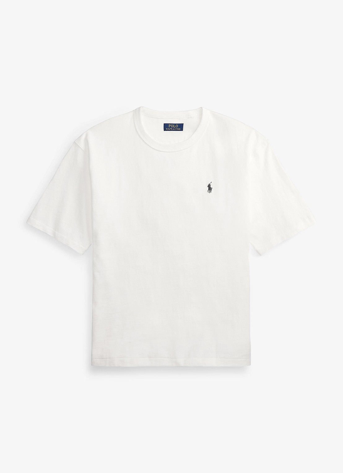 Ralph Lauren Relaxed fit T-shirt met ronde hals - voorkant 4 wit