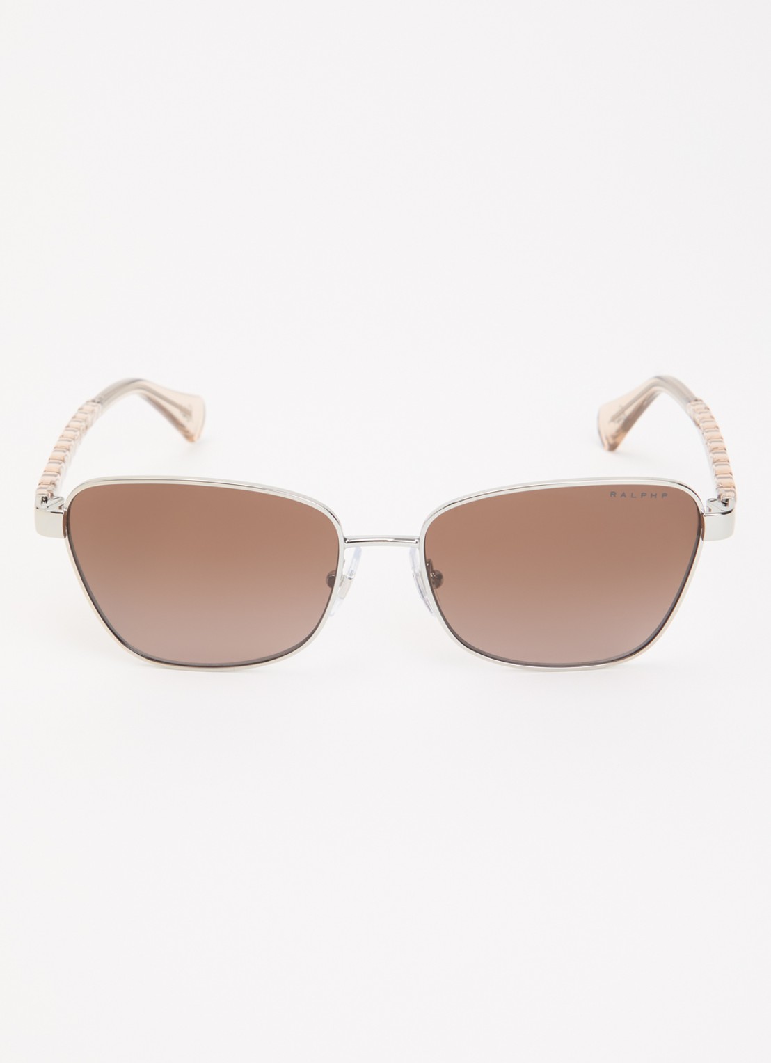 Ralph Lauren Retro zonnebril gepolariseerd RA4149 - detail zilver