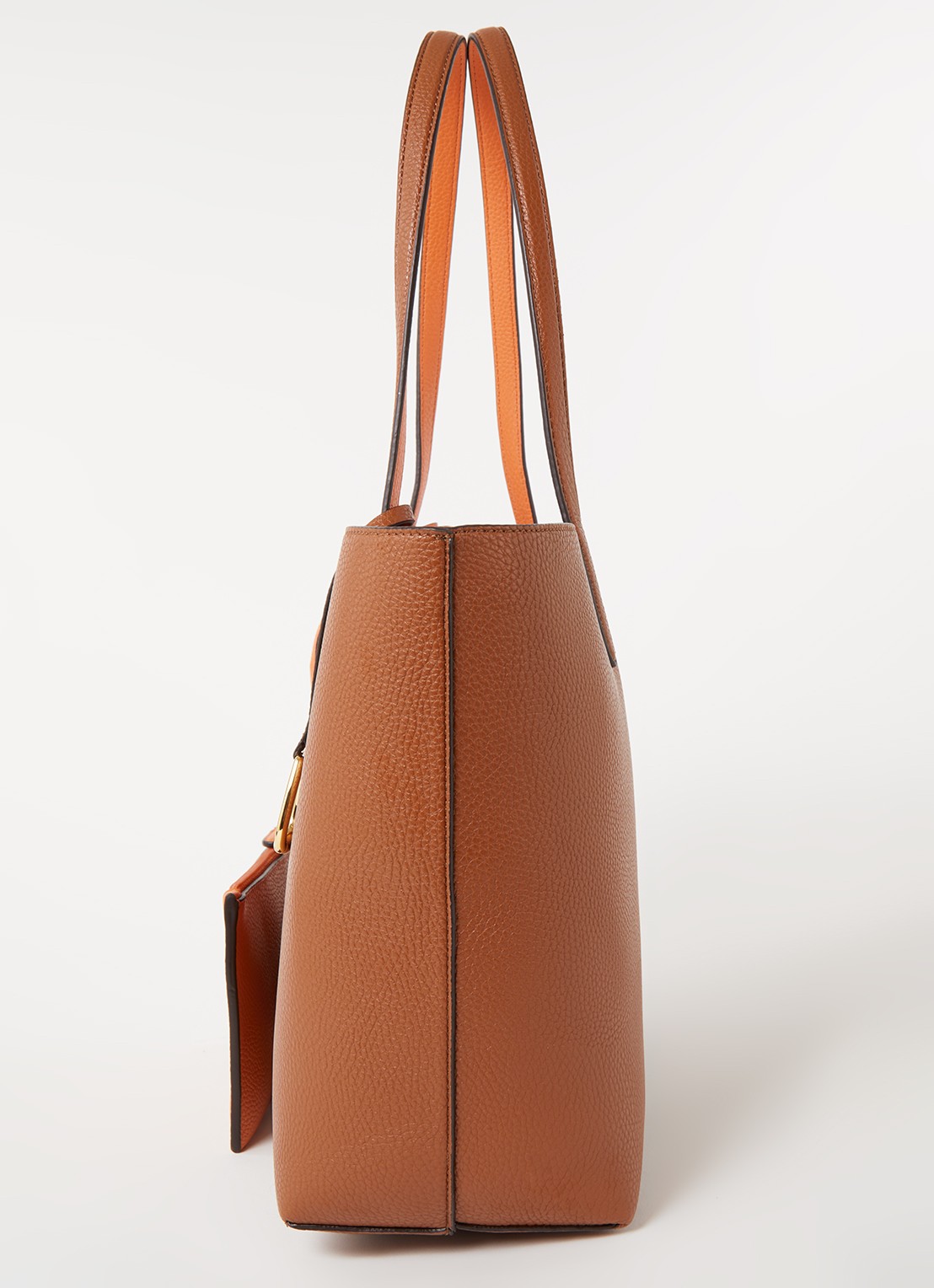 Ralph Lauren Reversible schoudertas met afneembaar etui - detail 4 cognac