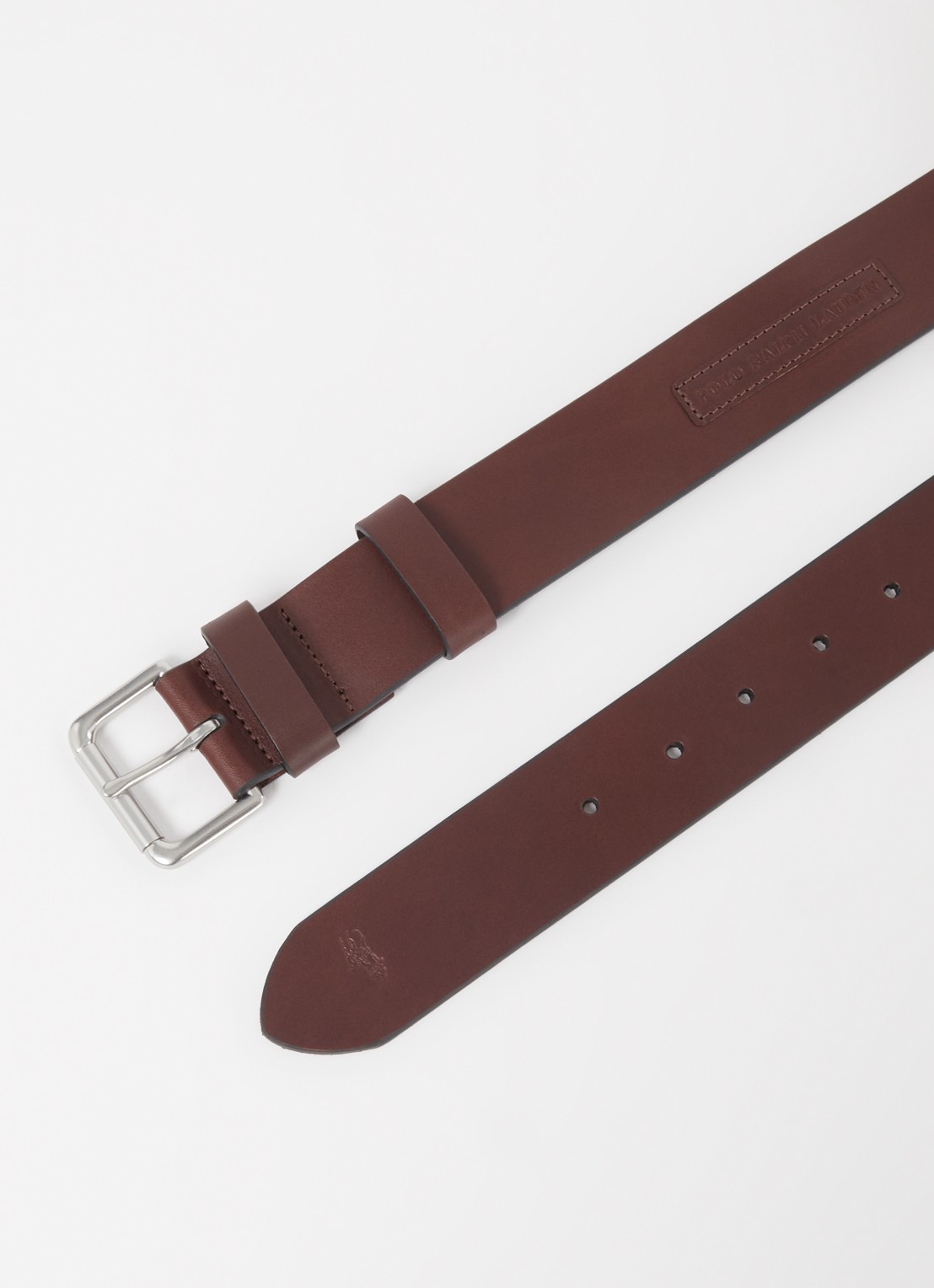 Ralph Lauren Riem van leer - detail 5 bruin