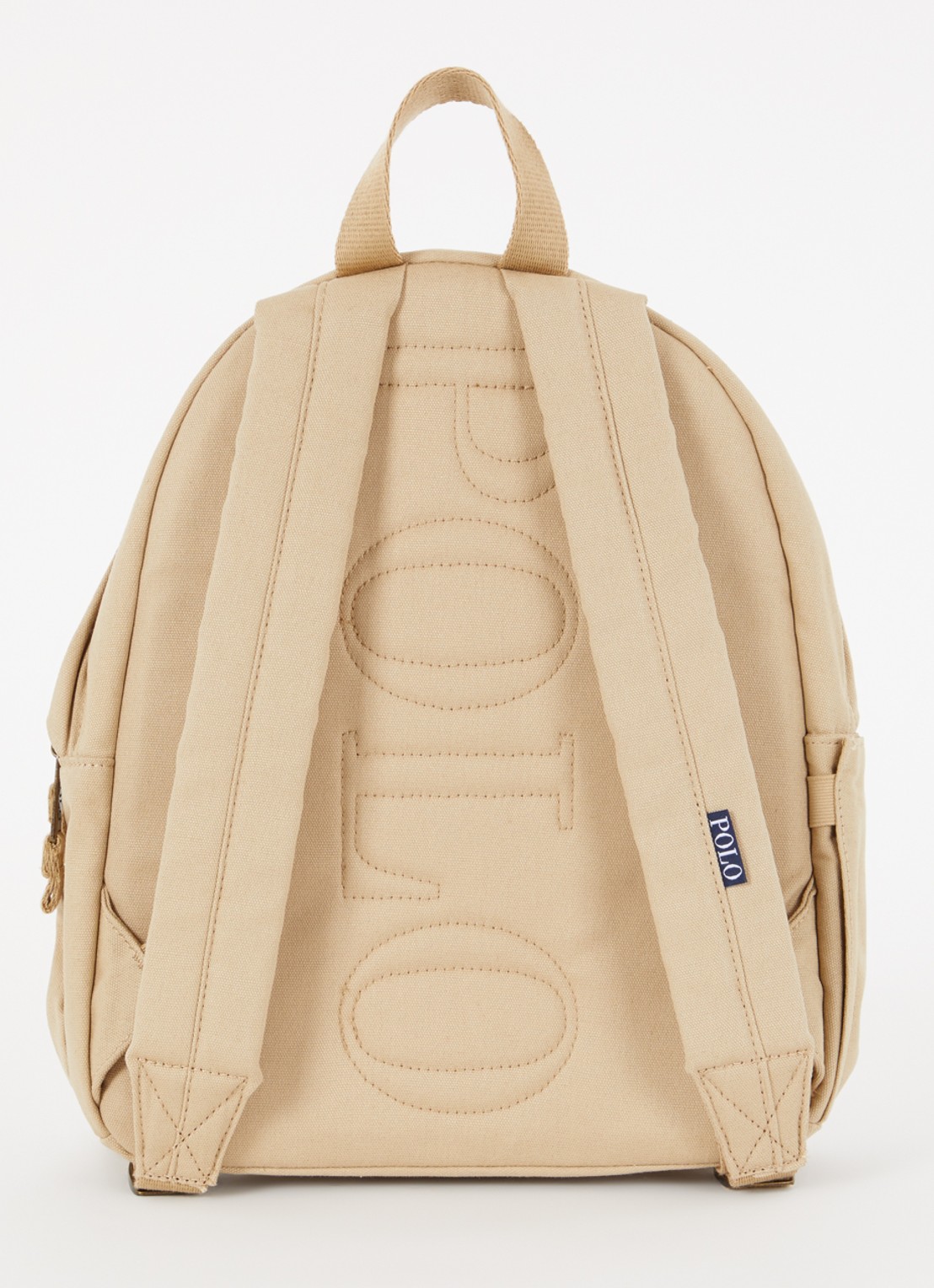 Ralph Lauren Rugzak met 13 inch laptopvak - achterkant 3 camel