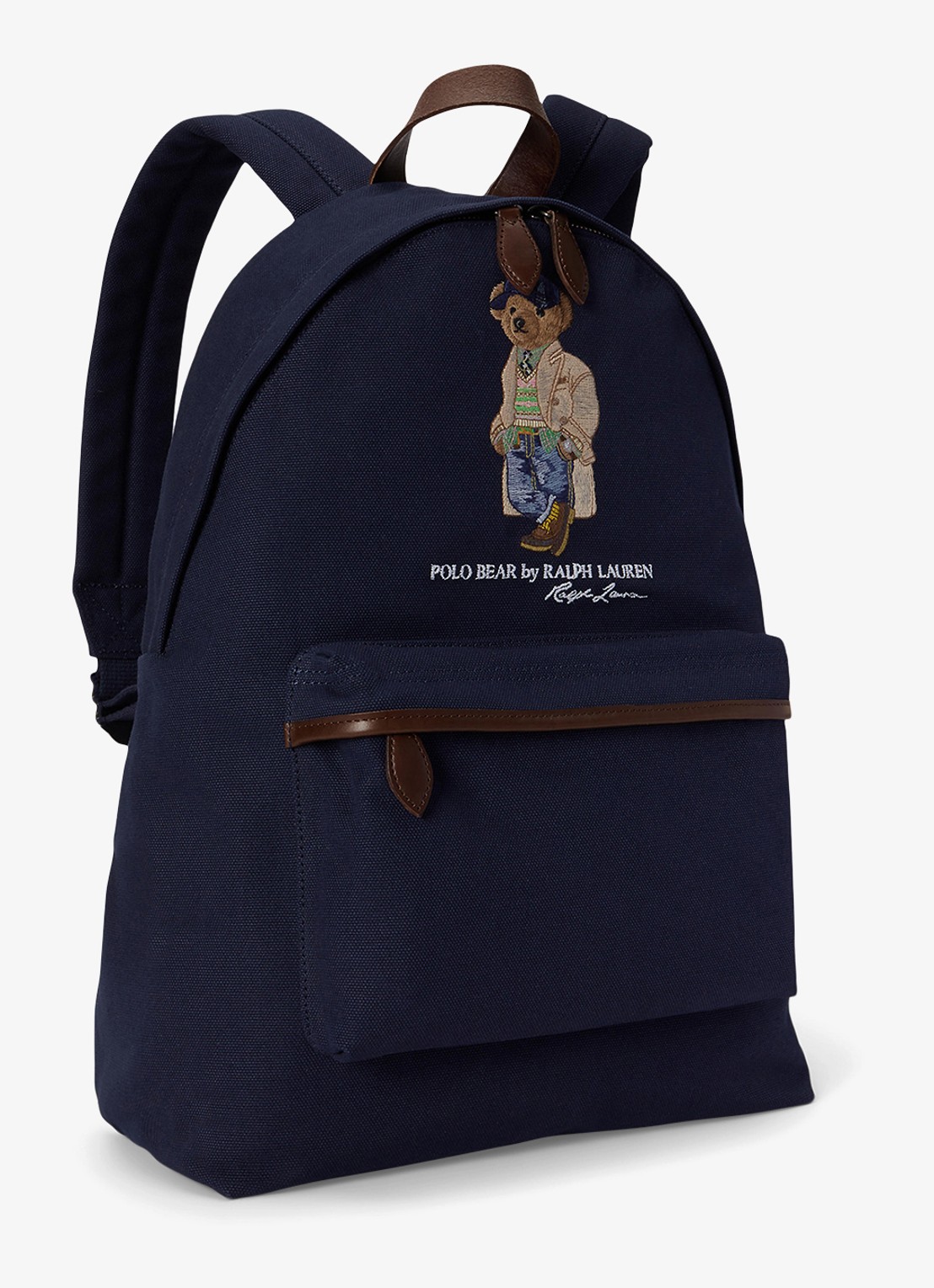 Ralph Lauren Rugzak met logoprint - detail 3 donkerblauw