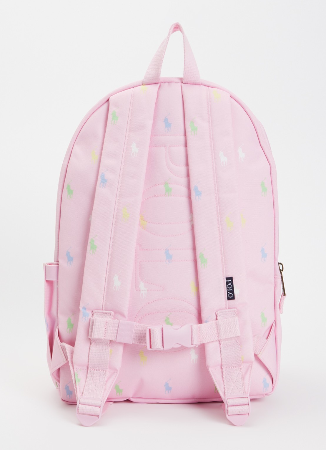 Ralph Lauren Rugzak met logoprint  - achterkant 3 roze