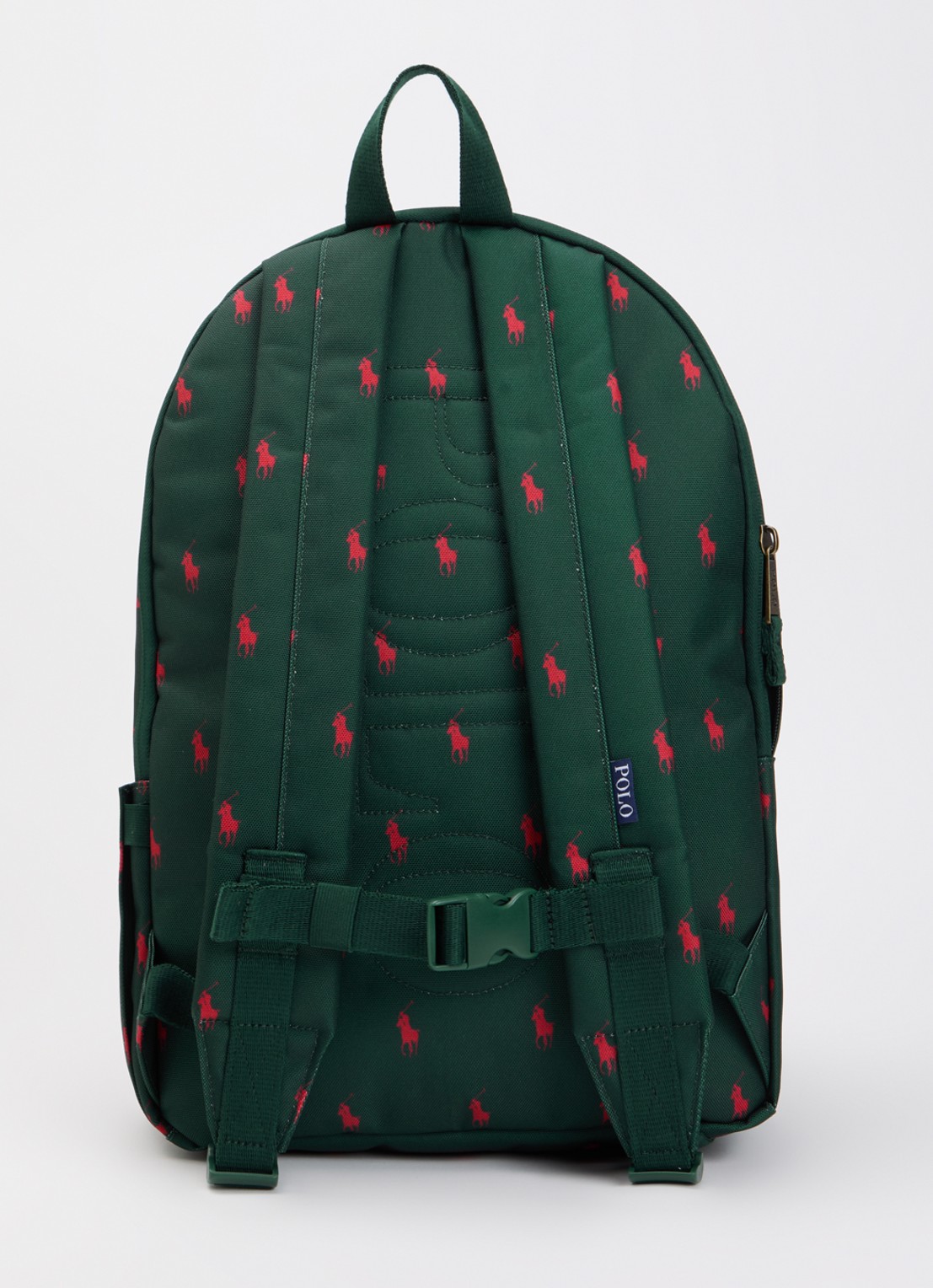 Ralph Lauren Rugzak met logoprint  - achterkant 3 groen